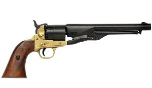 Code: G1007L Replica M1860 Model Colt Black/Solid Brass 1860