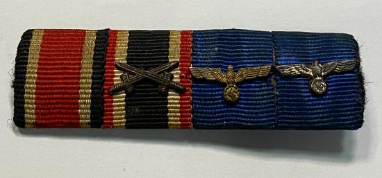 WW2 German Three Medal Ribbon Bar