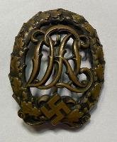 WW2 German DRL Sports Badge In Bronze
