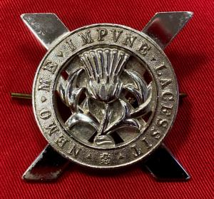 British 52nd Lowland Volunteers Cap Badge