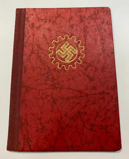WW2 German D.A.F. Membership Book