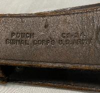 WW2 U.S. Army Signal Corps CS-34 Leather Case