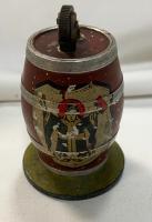 Vintage Gunpowder Barrel Table Lighter