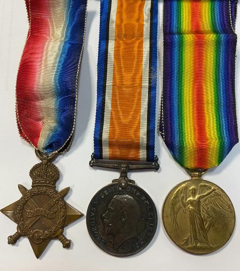 WW1 British Highland Light Infantry Medal Trio