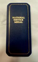 National Service Medal In Case