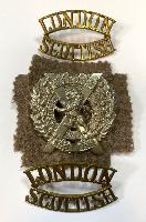 WW2 London Scottish Cap Badge & Shoulder Titles