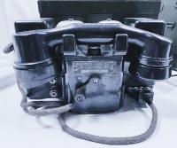 WW2 British Set F MKII Field Telephones In Transit Boxes