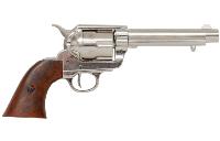 Code: G1106/NQ Replica Colt Peacemaker With Wooden Handle Nickel Finish 1869