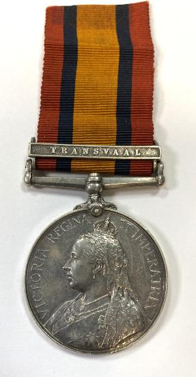 Queen's South Africa Medal Scottish Rifles Transvaal Clasp