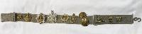 WW2 British Stable Belt With Collection Of WW2 Badges 
