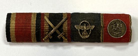 Replica WW2 German Four Medal Ribbon Bar