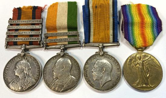 British QSA/KSA & WWI Medal Group