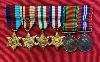 WW2 British Miniature Medal Group