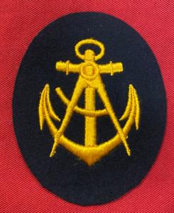 WW2 German Kriegsmarine Carpenter NCO's Career Sleeve Insignia 