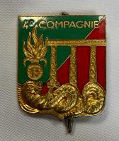 French Foreign Legion 4th Comp 13th Demi Brigade Legion Etranger Badge