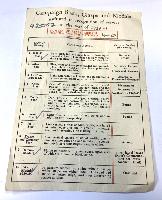 WW2 British Medal Citation