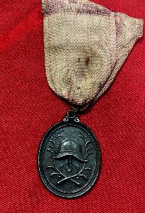German Weimar Republic Bavarian 40 Years Service Fire Brigade Medal