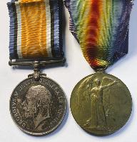 WW1 British Medal Pair To Scots Guards KIA