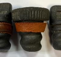 Vulcanite Sea Glass Bottle Stoppers