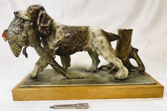 1930's Spaniel With Pheasant In Mouth Striker