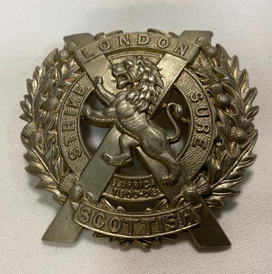 London Scottish Cap Badge 