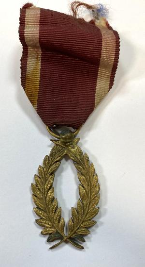 WW1 Belgian Golden Palms Of The Order Of The Crown Medal