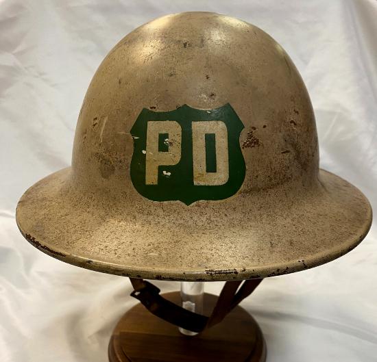 WW2 U.S. Police Civil Defence Helmet