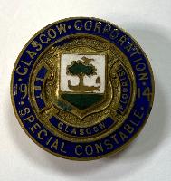 WW1 Glasgow Corporation 1914 Special Constable Lapel Badge