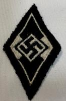 WW2 German Waffen SS HJ Sleeve Diamond