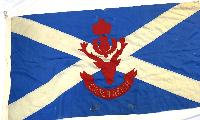 Queens Own Highlanders Fort George Barracks Flag