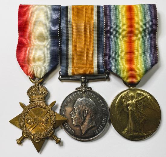 WW1 British RAMC Swing Mounted Trio
