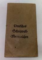 WW2 German West Wall Medal Packet