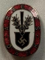 WW2 German R.A.D. Arbeits Dank Lapel Badge