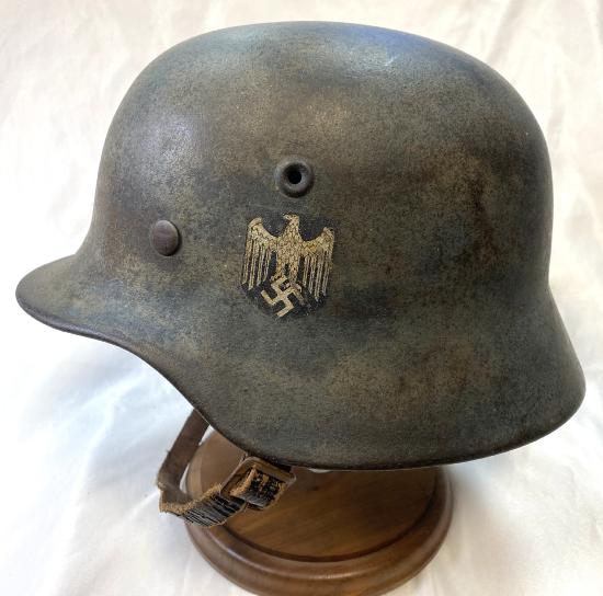 WW2 German Army M40 Single Decal Helmet