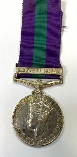 British General Service Medal Palestine Highland Light Infantry
