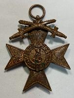 WW1 German Cased Bavarian War Merit Cross With Swords 3rd Class