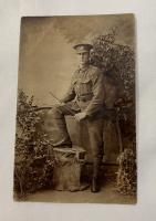 WW1 British Soldier Postcard