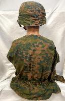 Replica WW2 German Waffen SS Palm Tree Pattern Smock & Helmet Cover