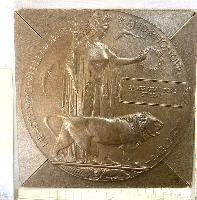 WW1 Ayrshire Yeomanry Killed In Action Memorial Plaque & Paperwork