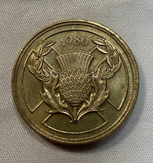 1986 Commonwealth Games 2 Pound Coin