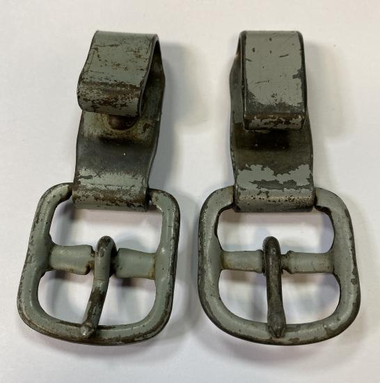 WW2 German Y Strap Belt Hooks