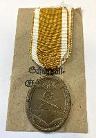 WW2 German West Wall Medal With Packet