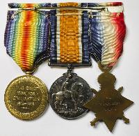 WW1 British RAMC Swing Mounted Trio