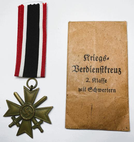 WW2 German War Merit Cross 2nd Class With Swords