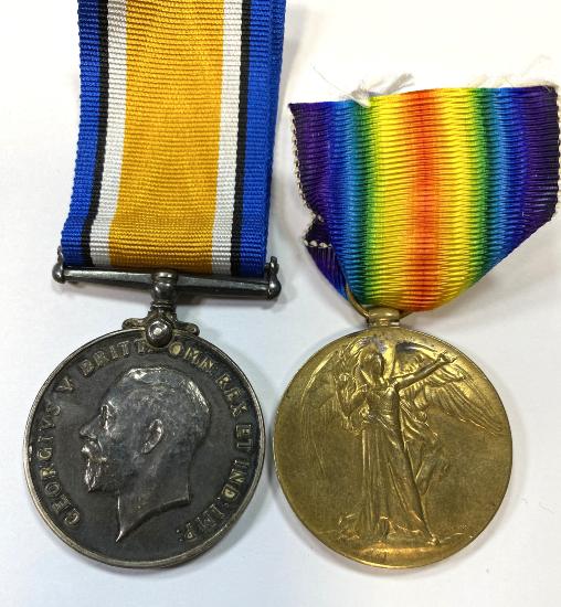 WW1 Argyle And Sutherland Highlanders Medal Pair