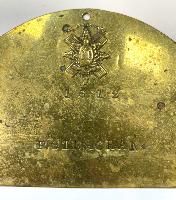 WW2 British Black Watch Brass Bed Plate