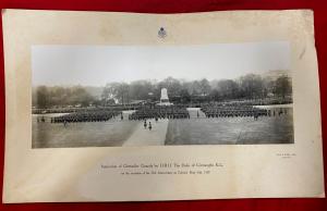 Grenadier Guards Inspection 1929 Carded Photograph 