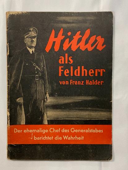 Hitler als Feldherr von Franz Halder Book