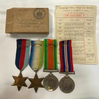 WW2 British Medal Group With Box