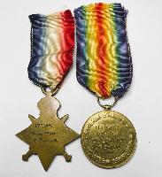 WW1 British 1914-15 Star And Victory Medal To Royal Navy